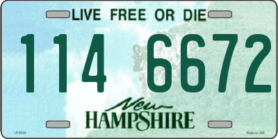 NH license plate 1146672