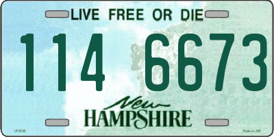 NH license plate 1146673