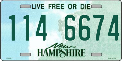 NH license plate 1146674
