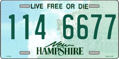 NH license plate 1146677