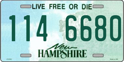 NH license plate 1146680
