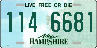 NH license plate 1146681