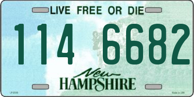 NH license plate 1146682