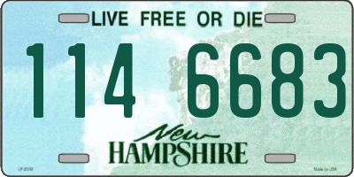 NH license plate 1146683