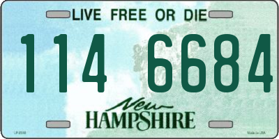 NH license plate 1146684