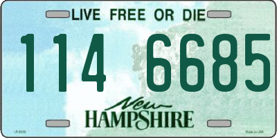 NH license plate 1146685