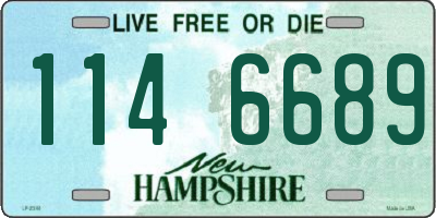 NH license plate 1146689