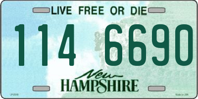 NH license plate 1146690