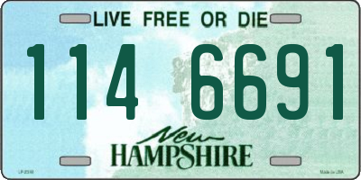 NH license plate 1146691