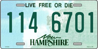 NH license plate 1146701