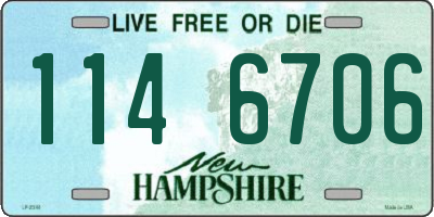 NH license plate 1146706