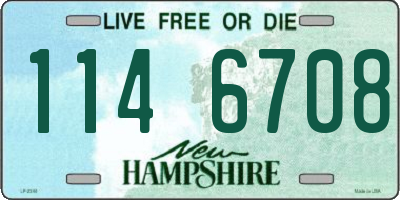 NH license plate 1146708
