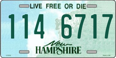 NH license plate 1146717