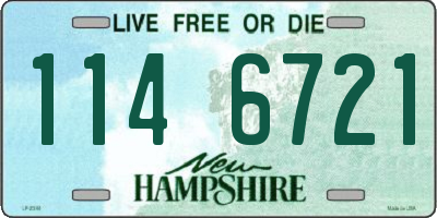 NH license plate 1146721