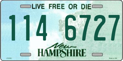 NH license plate 1146727