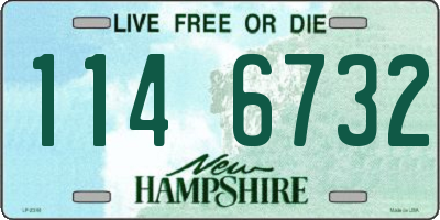 NH license plate 1146732