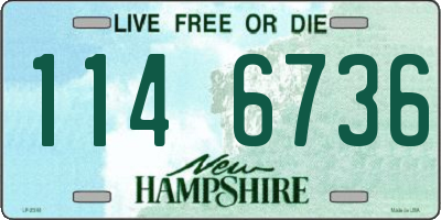 NH license plate 1146736