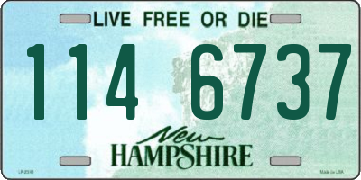 NH license plate 1146737