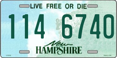 NH license plate 1146740