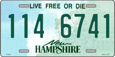 NH license plate 1146741