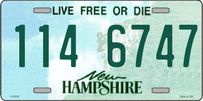 NH license plate 1146747