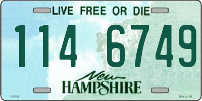 NH license plate 1146749