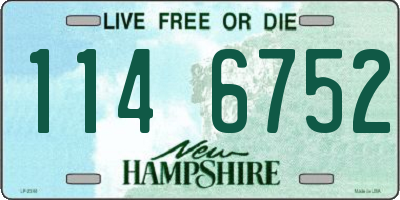 NH license plate 1146752