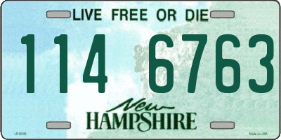 NH license plate 1146763