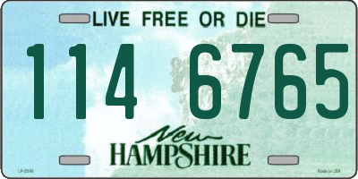 NH license plate 1146765