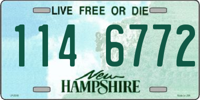 NH license plate 1146772