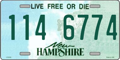 NH license plate 1146774