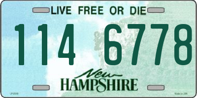 NH license plate 1146778
