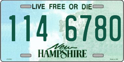 NH license plate 1146780