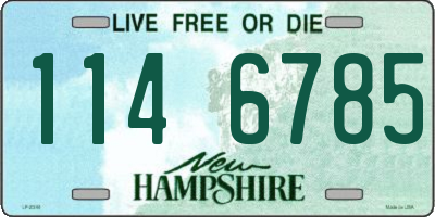 NH license plate 1146785
