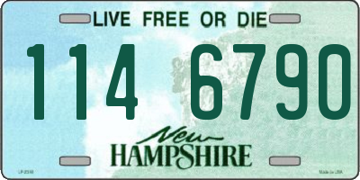 NH license plate 1146790