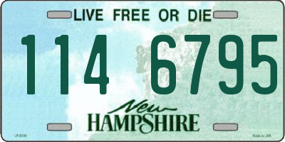 NH license plate 1146795