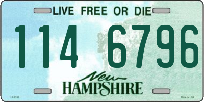 NH license plate 1146796