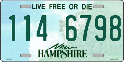 NH license plate 1146798