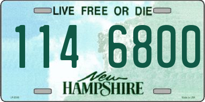 NH license plate 1146800