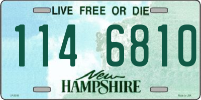 NH license plate 1146810