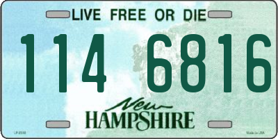 NH license plate 1146816