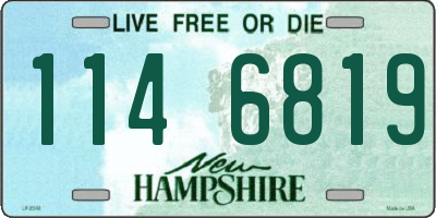NH license plate 1146819