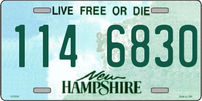 NH license plate 1146830
