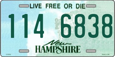 NH license plate 1146838