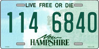 NH license plate 1146840