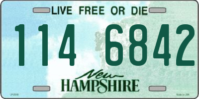 NH license plate 1146842