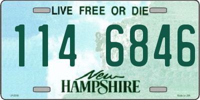 NH license plate 1146846