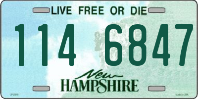 NH license plate 1146847