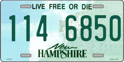 NH license plate 1146850