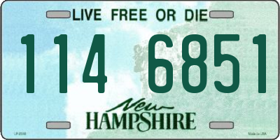 NH license plate 1146851